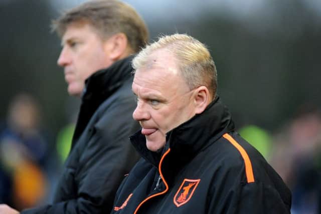 Mansfield Town manager, Steve Evans.