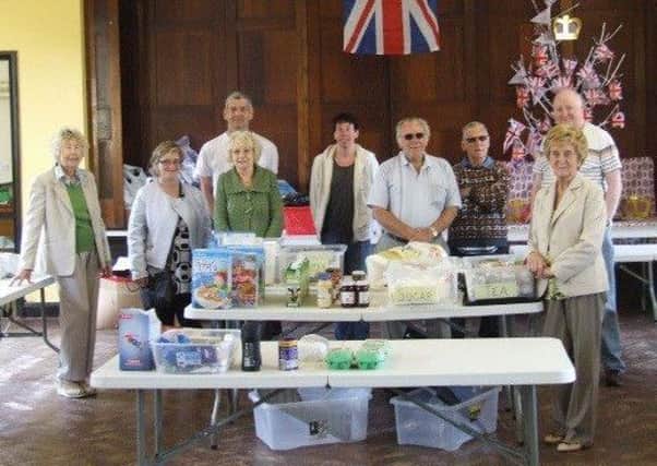 Volunteers at the outreach and food bank project at St Johns Church and Community Hall in Kirkby Woodhouse.
