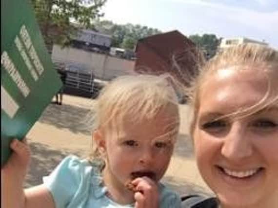 Rebecca Adlington tweeted a picture of her daughter Summer