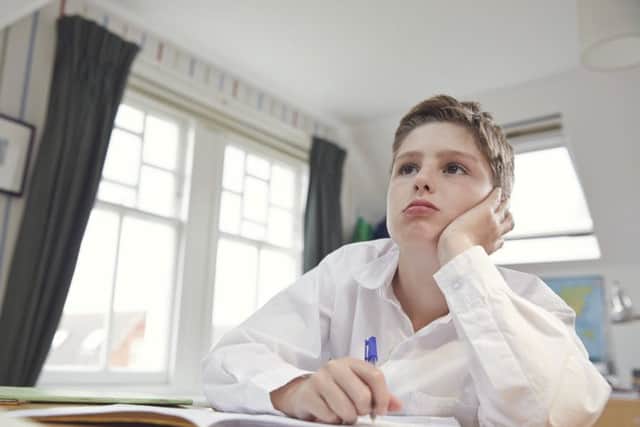 Childline has seen a rise in the number of young people suffering exam stress. Picture: Tom Hull