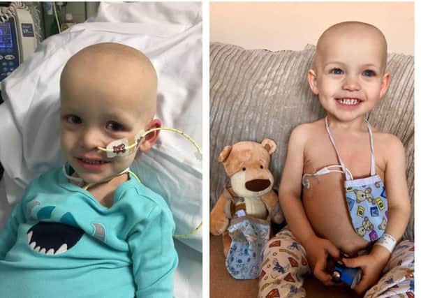 15 Month Sutton toddler Dawson Willcock is suffering from a rare form of cancer. Hisp family are raising thousands sohe can visit an American cancer specialist.