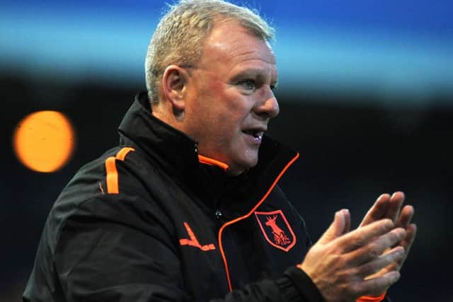 Mansfield Town manager Steve Evans.
