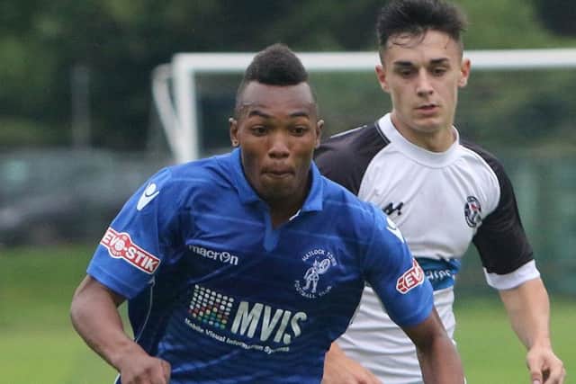 Matlock Town v Heanor (white), Marcus Dinanga