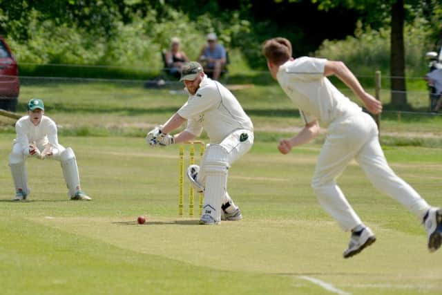 Clumber Park CC v Worksop CC, pictured is Clumber batsman William Bircumshaw