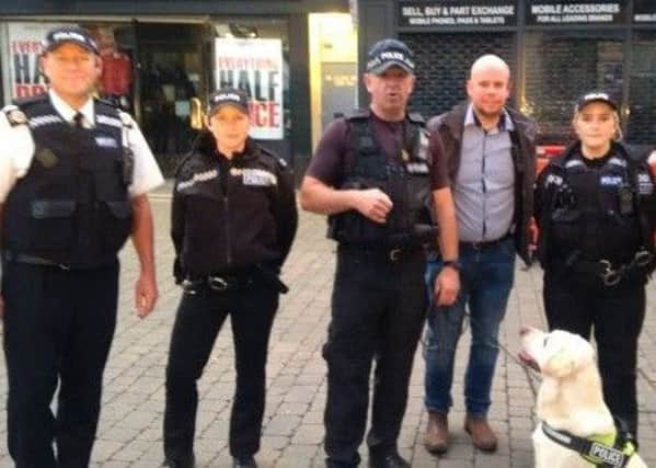 A night of action to tackle violence and drugs took place in Mansfield