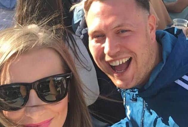 Mitch Clifford and Natalie Wright. The pair were not at the Ariana Grande concert which was targeted by a suicide bomber but wanted to pay their respects to those who died and stand up to terrorism by attending.