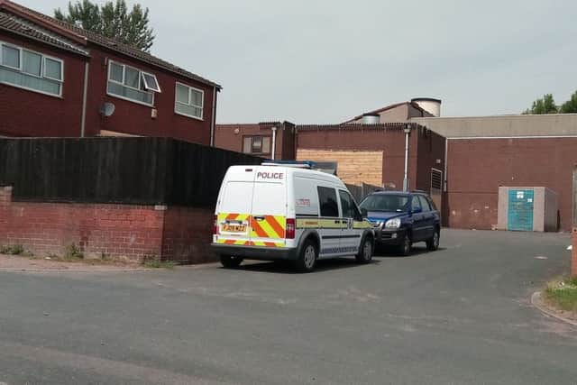 Police and ambulance's were at the scene