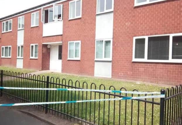 Police were called to Foston Close in the early hours of Wednesday morning.