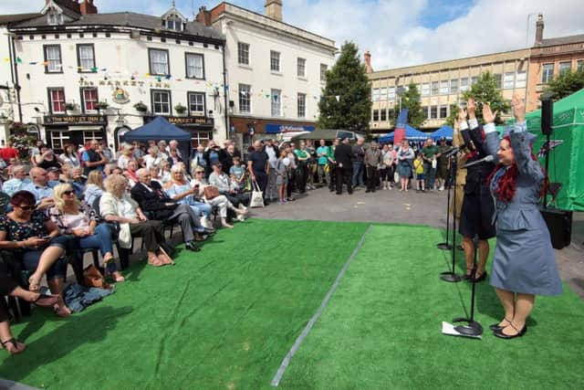 Musical entertainment at the Armed Forces Day event in Mansfield, United Kingdom, 25th June 2017. Photo by Glenn Ashley.