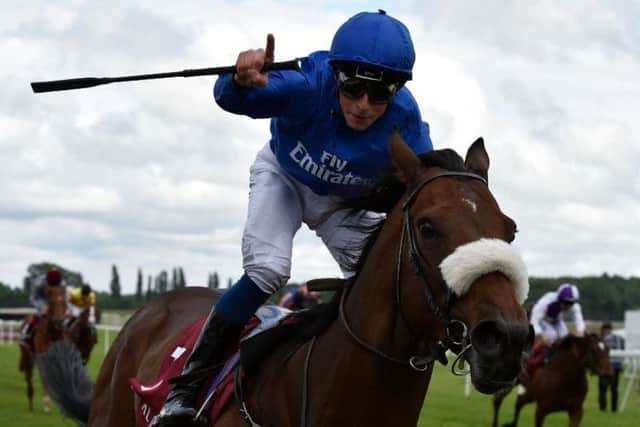 Ribchester, ridden by William Buick, who got Royal Ascot off to a flying start by winning the Queen Anne Stakes in course-record time.