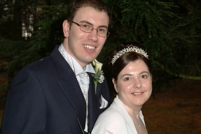 Matt and Pauline Wardle on their wedding day. Now she is calling for a national risk-register for asbestos after his shock death.