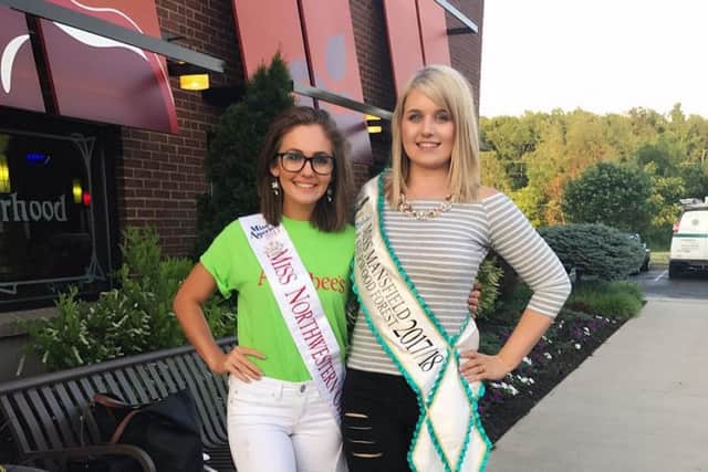 Miss Mansfield and Sherwood 2017 Jessica Pinnick during her visit to Mansfield Ohio.