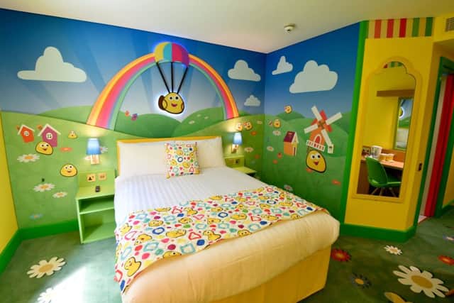General view of aBugbie Room at CBeebies Land Hote. Picture: Anthony Devlin/PA Wire.