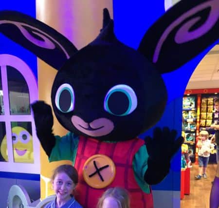 Children can meet CBeebies favourites such as Bing at the CBeebies Land Hotel. Picture: Jon Ball.