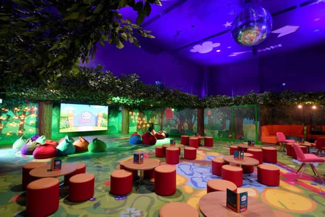 General view of the Musical Meadow at CBeebies Land Hotel. Picture: Anthony Devlin/PA Wire.