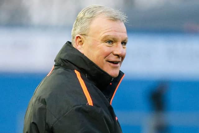 Mansfield Town's Manager Steve Evans - Pic Chris Holloway