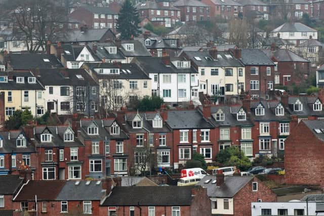STOCK: Sheffield housing.