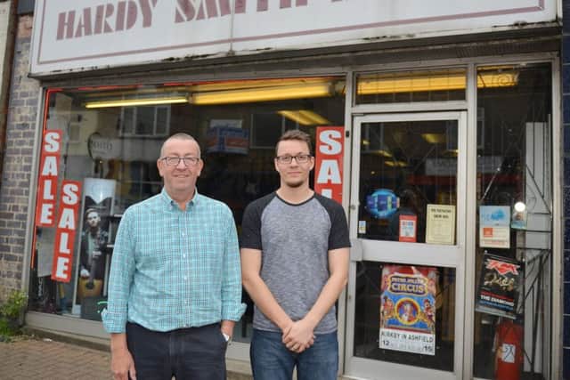 Hardy Smith Music closing after 50 years, pictured is Rob Smith with his Son Mike