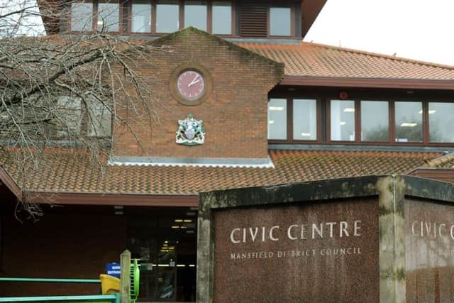 Mansfield Civic Centre, home of Mansfield District Council.