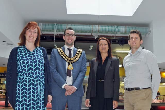 Pictured from left, are Council leader, Coun. Cheryl Butler, their chairman Coun. Lachlan Morrison, corporate manager Theresa Hodgkinson and deputy leader and Economic Growth portfolio holder, Coun. Don Davis.