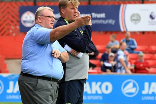 Pre-season friendly between Alfreton Town and Mansfield Town - Saturday July 29th 2017. Mansfield manager Steve Evans Picture: Chris Etchells