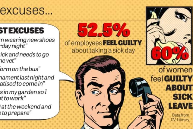 Common excuses when ringing in sick