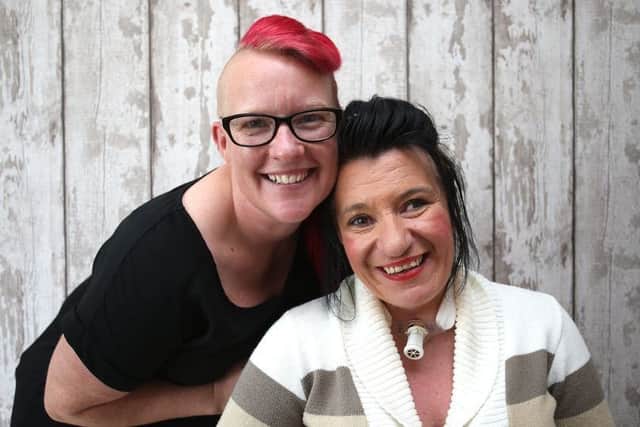 Naomi Betts (right) and best friend Jackie Illingworth - Pictures thanks to Nottingham Post