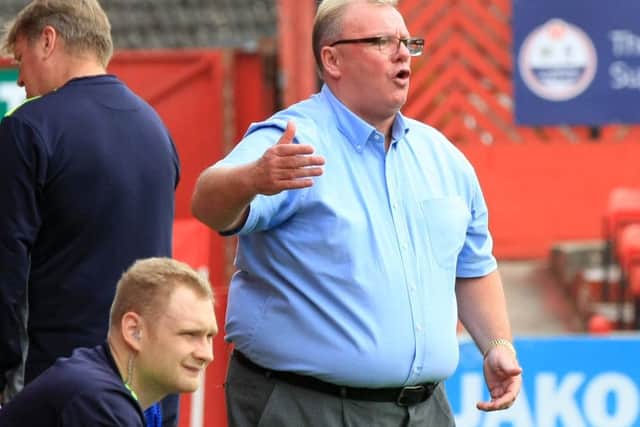 Mansfield manager Steve Evans. Picture: Chris Etchells