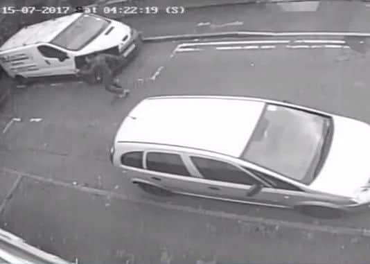 Man was seen stealing a 49-inch television