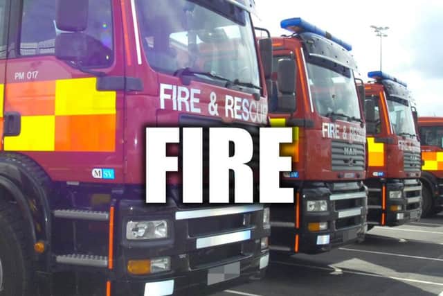 It is believed the fire was started deliberately.