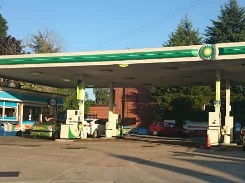 The petrol station on Sherwood Street, Warsop