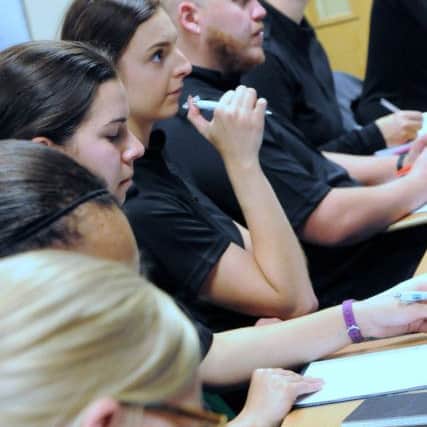 New Nottingham Police in first aid training.