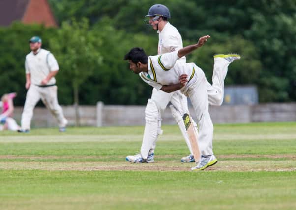 Altaf Anwardeen in action for Clipstone CC