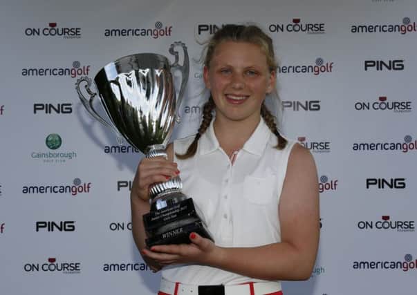 Madaleine Smith, American Golf Junior Championship winner.
PHOTO: Mark Newcombe/visionsingolf.com