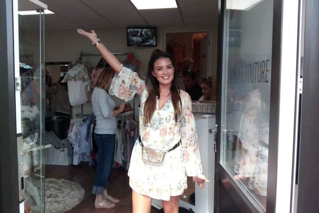 Katherine (Kat) Lichaj at teh relaunch of Kat Kouture.
