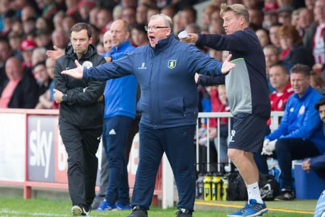 Accrington Stanley vs Mansfield - Mansfield Town manager Steve Evans - Pic By James Williamson