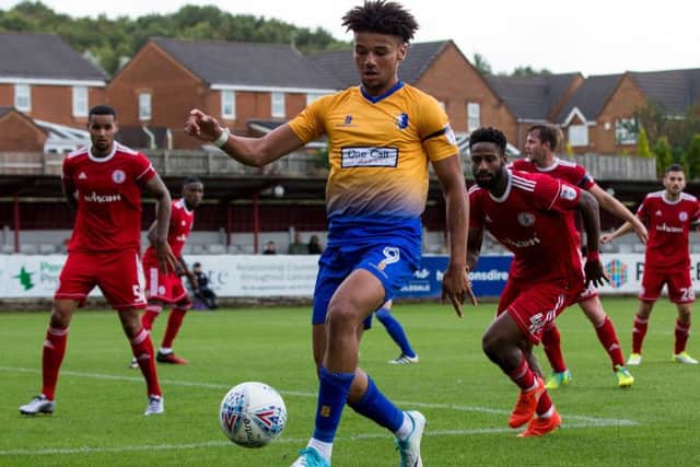 Accrington Stanley vs Mansfield - Lee Angol of Mansfield Town - Pic By James Williamson