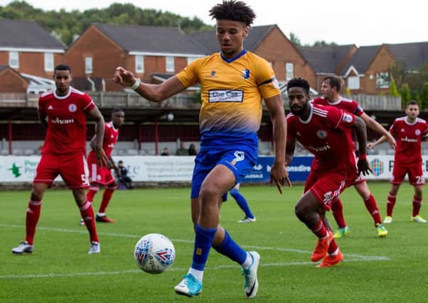 Accrington Stanley vs Mansfield - Lee Angol of Mansfield Town - Pic By James Williamson