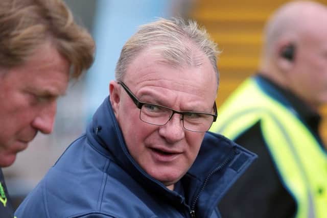 Stags manager Steve Evans during Mansfield Town v Forest Green, United Kingdom, 12 August 2017. Photo by Glenn Ashley.