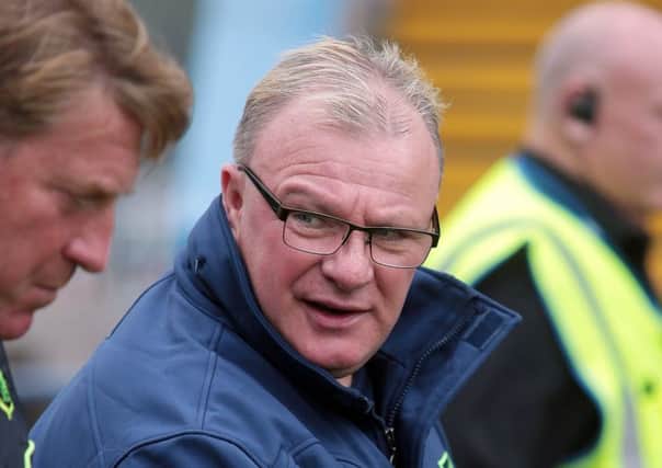 Stags manager Steve Evans during Mansfield Town v Forest Green, United Kingdom, 12 August 2017. Photo by Glenn Ashley.
