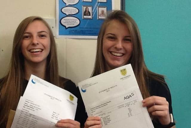 nmac-Dukeries - Tammy and Keeley Tomlinson (twins) who both achieved passes in English and maths plus another 7 C+ grades