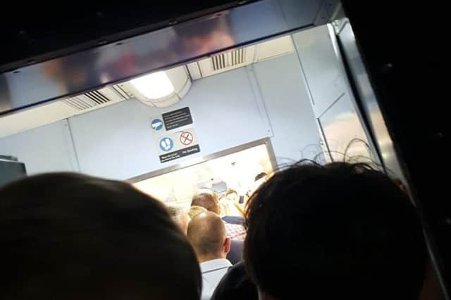 The train from Sutton Parkway to Nottingham