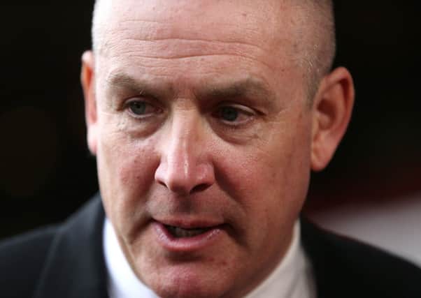IN PICTURE: Forest manager Mark Warburton.
SPORT: LEAD: Nottingham Forest v Derby County.  Sky Bet Championship match at the City Ground, Nottingham.  Saturday, 18th March 2017.
MARK FEAR - MARK FEAR PHOTOGRAPHY.  CONTACT markfearphotographer@outlook.com (+44) 753 977 3354