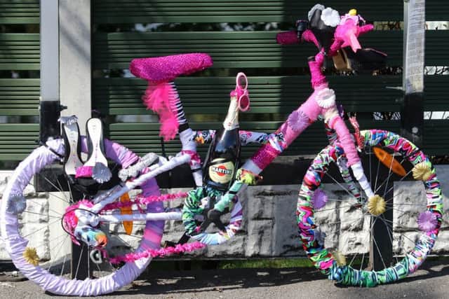 Bilsthorpe decorated bikes