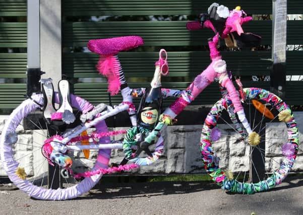 Bilsthorpe decorated bikes