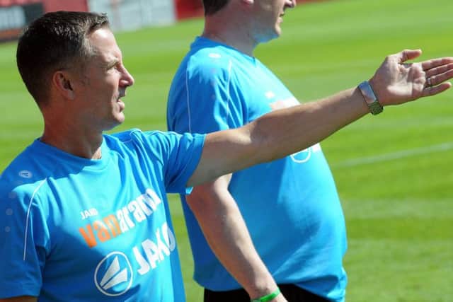 Alfreton Town manager, John McDermott.