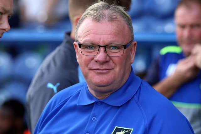 Mansfield Town v Luton TownEnglish League Football - Sky BET League TwoField Mill, Mansfield, England26th August 2017Mansfield Town Manager Steve EvansPicture by Dan Westwell