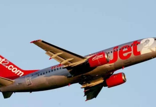 The plane involved is a Jet2 flight.