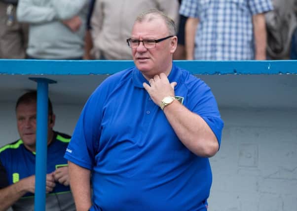 Carlisle United v Mansfield Town - Mansfield Town manager Steve Evans - Pic By James Williamson