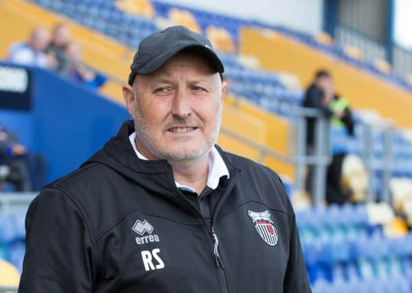 Mansfield Town v Grimsby Town - Grimsby Town Manager Russell Slade - Pic By James Williamson